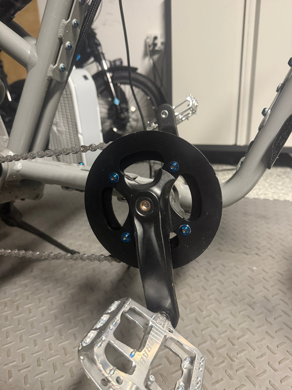 Super 73 front sprocket titanium bolts